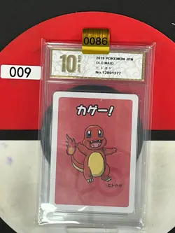 Grade102019 Pokemon Charmander Playing Card Japanese Old Maid - Image 1