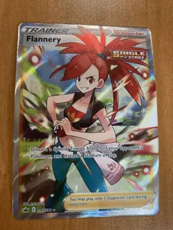Pokemon Card Flannery Full Art Trainer 191/198 Chilling Reign Ultra Rare NM - Image 1