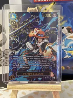 One Piece Card Game EB02-028 Portgas.D.Ace SP NM Alt Art Foil ENGLISH TCG ACE - Image 1