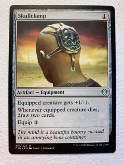 MTG 1x Skullclamp # 251 Commander 2020 Magic the Gathering Card x1 NM - Image 1