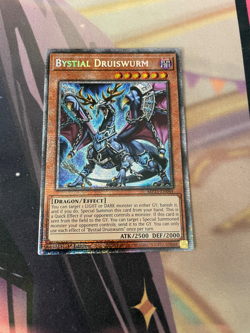 YUGIOH - BYSTIAL DRUISWURM - STARLIGHT RARE - MP25 - NM - 1ST ED - Image 1