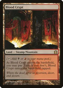Magic the Gathering MTG - Blood Crypt - Return to Ravnica - MP - Image 1