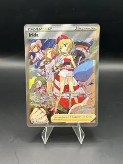 Pokemon Irida Ultra Rare Full Art Holo GG63/GG70 Crown Zenith GG EN 2023 - Image 1