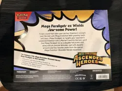 Pokemon TCG Mega Evolution Ascended Heroes Mega Feraligatr ex Box HOT! - Image 2