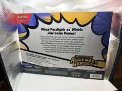Pokemon TCG Mega Evolution Ascended Heroes Mega Feraligatr ex Box HOT! - Image 3