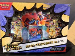 Pokemon TCG Mega Evolution Ascended Heroes Mega Feraligatr ex Box HOT! - Image 4