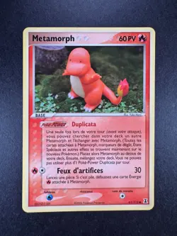 French 2006 Pokemon Metamorph Ditto (Charmander) EX Delta Species Regular Common - Image 1