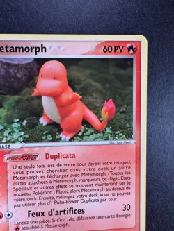 French 2006 Pokemon Metamorph Ditto (Charmander) EX Delta Species Regular Common - Image 3