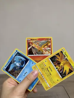 Pokemon Zapdos 48/185 Articuno 036/195 Moltres 021/172 Cosmos Holo Promo Set NM - Image 3