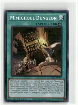 Yugioh Mimighoul Dungeon MP25-EN097 Prismatic Secret Rare NM 1st Ed - Image 1