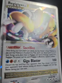 Regigigas LV X Promo Holo DP30 2008 Pokemon 🥋✨ - Image 3