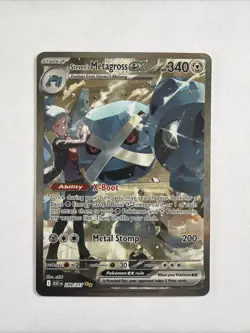 Pokemon TCG Ascended Heroes Steven’s Metagross EX 289/217 SIR Holo - Image 1