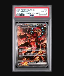 2025 Pokemon JTG EN-Journey Together Volcanion EX SIR PSA 10 #182 - Image 1