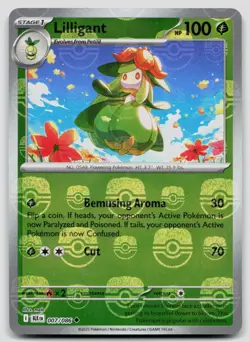 Lilligant 007/086 Black Bolt Master Ball Pokemon NM - Image 1
