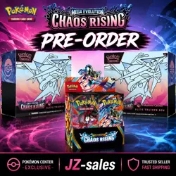 Pokemon Centre Preorder Chaos Rising - 2 PC ETB'S & Booster Box Sealed - Image 1