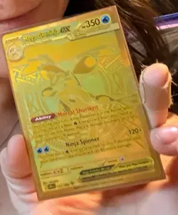 Pokemon TCG Chaos Rising Mega Greninja Ex Mega Hyper Rare 122/086 English GOLD - Image 5