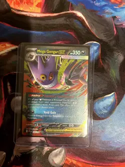 Mega Gengar ex 056/094 Double Rare Phantasmal Flames Pokemon Near Mint - Image 1