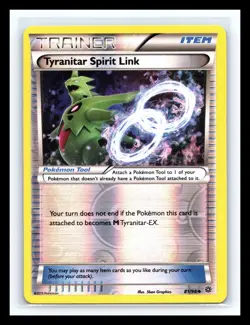 💥 Tyranitar Spirit Link - 81/98 - Reverse Holo XY Ancient Origins Pokemon 2015 - Image 1