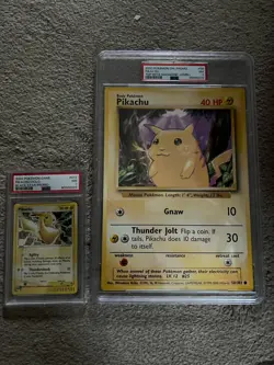 2000 Jumbo Pokemon Pikachu Top Deck Magazine #58 PSA7 - Image 1