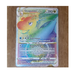 Pokemon Dragonite VSTAR Secret Rare Holo 081/078 Pokemon GO 280 HP English - Image 1