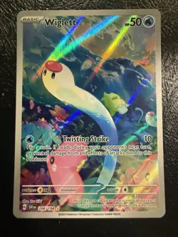 Wiglett SV01 Scarlet & Violet 206/198 Illustration Rare Full Art - IR - 206/198 - Image 2