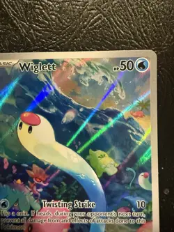 Wiglett SV01 Scarlet & Violet 206/198 Illustration Rare Full Art - IR - 206/198 - Image 5