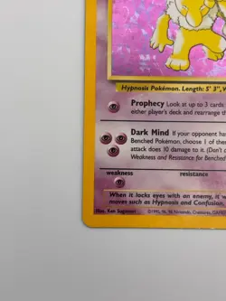 Pokemon Hypno 8/62 Fossil Holo Foil Unlimited MP - Image 5