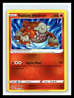 💥 Radiant Heatran HOLO 027/189 Astral Radiance Radiant Rare Pokemon TCG 2022 - Image 1