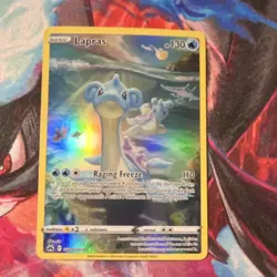 Pokemon Lapras GG05/GG70 Crown Zenith Galarian Gallery Holo Basic Water 130 HP … - Image 1