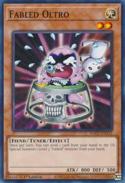 Yugioh! Fabled Oltro - HAC1-EN135 - Common - 1st Edition Near Mint, English - Image 2