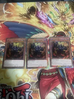 Yugioh Cir Malebranche Of The Burning Abyss Platinum Rare X3 - Image 1
