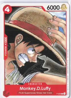 Monkey.D.Luffy One Piece Film Red Promo P-022 One Piece Promotion Card Near Mint - Image 1
