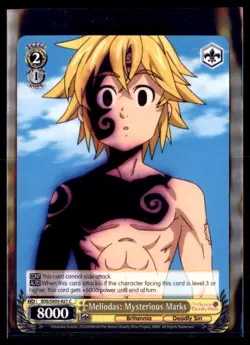 Weiss Schwarz Meliodas Mysterious Marks 5 Card Lot - Image 1