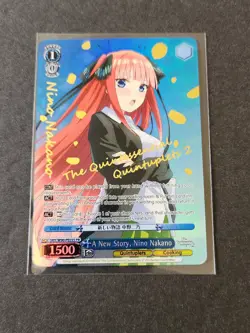 Weiss Schwarz Quintessential Quintuplets 5HY/W90-PE03S PR Foil Nino Nakano Promo - Image 1