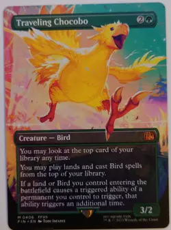 Traveling Chocobo (Borderless) Final Fantasy Regular - Image 1