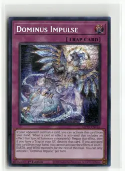 Yugioh Dominus Impulse MP25-EN116 Prismatic Secret Rare NM 1st Ed - Image 1