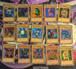 Yugioh Tournament Pack 1 TP1 Complete 15-Card Common Set- Winged Dragon etc NM+! - Image 1