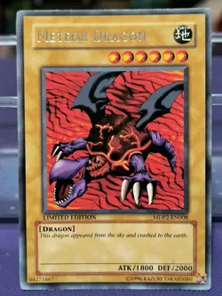 Yugioh - Meteor Dragon - MDP2-EN008 Rare Limited Edition McDonalds Promo (LP) - Image 1