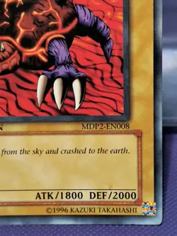 Yugioh - Meteor Dragon - MDP2-EN008 Rare Limited Edition McDonalds Promo (LP) - Image 4