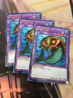 YUGIOH - RARE FISH X3 - ULTRA RARE - GFP2 - 1ST ED - NM - Image 1