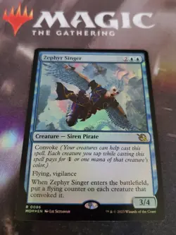 MTG. 2x Zephyr Singer. Foil. March of the Machine. Pack Fresh - Image 1