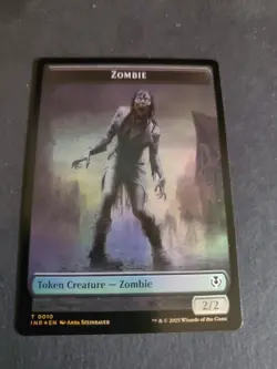 MTG - Zombie/Blood Token (Foil) - Innistrad Remasterd NM/M - Image 2
