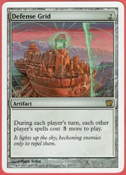 Defense Grid 2005 MTG Core Set 9th Edition Colorless Rare Artifact NM AZ3 - Image 1