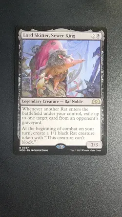 Lord Skitter, Sewer King Wilds of Eldraine Regular - Image 1