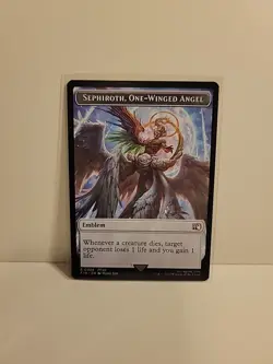 Emblem - Sephiroth, One-Winged Angel Robot Warrior (0012) Double-Sided... - Image 1