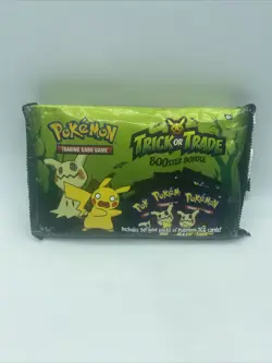 New Pokemon 2023 Trick or Trade BOOster Bundle 50 Mini Packs Halloween Cards - Image 1