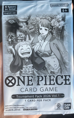 One Piece TCG Tournament Pack 2026 Vol.1 – English – Sealed - Image 1