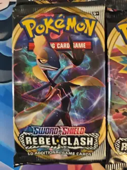 Pokemon (4) Sealed Packs Sword and Shield: Rebel Clash Complete Art Set - Image 5