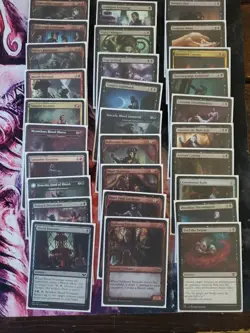 Mtg Vampire Blood Token Commander deck 100 card ready to play fully sleeved - Image 2