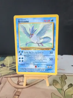 Articuno 17/62 Fossil Regular Moderately Played Pokemon Card Common Vintage - Image 1